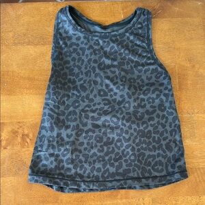 90 Degree By Reflex Black Leopard Tank Top